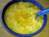 Receta Sopa china de pollo y maiz
