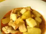 Receta Marmitako de salmón con sepia
