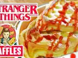 Receta Gofres sin gofreras inspirado en stranger things