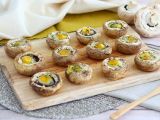 Receta Champiñones con huevos de codorniz