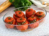 Receta Tomates rellenos de carne y arroz