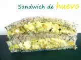 Receta Sandwich de huevo