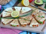 Receta Quesadillas con pollo y aguacate