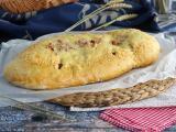 Receta Fougasse con bacon y cebolla