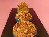 Receta Muffins veganos de plátano, nueces y dátiles
