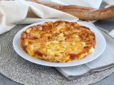 Receta Tortilla de patatas y queso al horno