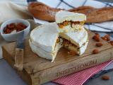 Receta Queso brie relleno de almendras y albaricoque