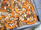 Receta Calabaza al horno con garbanzos, romero y feta