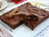 Receta Brownie con kit kat ®