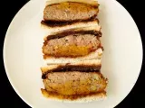 Receta Sandwich con carne picada de cerdo y salsa de ciruelas katsu (receta japonesa)