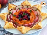 Tartaleta estrella de frutas