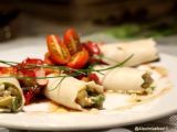 Receta Canelones fríos de atún con aliño de tomate