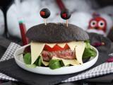 Receta Hamburguesa monstruosa (halloween)