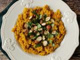 Receta Risotto vegano con quinoa, calabaza, avellanas y cilantro: quinotto