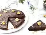 Receta Tarta de nueces y chocolate