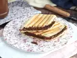 Receta Panini con crema de cacao