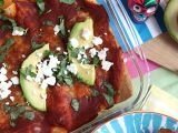 Receta Enchiladas de pollo con salsa de chili