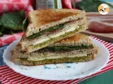 Receta Club sandwich italiano