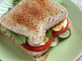 Receta Club sandwich vegetariano