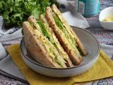 Receta Club sandwich de pollo al curry