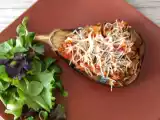 Receta Berenjenas rellenas {fitken}