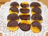 Receta Naranjas confitadas con chocolate negro