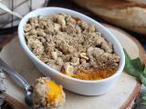 Receta Crumble de calabaza y avellanas