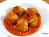 Receta Albóndigas de bacalao con salsa vizcaína
