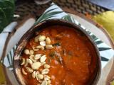 Receta Sopa africana de cacahuetes, tomate y acelgas - african peanut soup