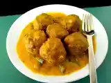 Receta Albóndigas con pimiento en salsa {receta de mi madre}