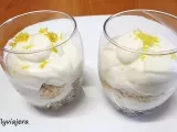 Receta Espuma de limón y galleta