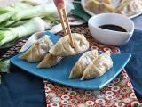 Receta Gyozas de pollo, zanahoria y champiñones