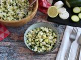 Receta Ensalada de calabacín, queso de cabra y limón