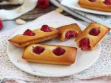 Receta Financiers con frambuesa