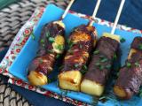 Receta Brochetas yakitori de ternera con queso