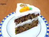 Receta Carrot cake o tarta de zanahoria americana