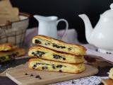 Receta Brioche suizo con crema pastelera y pepitas de chocolate