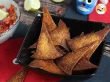 Receta Sombrero de bruja – tortilla chips