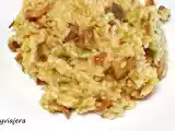 Receta Risotto de rebollones y ajos tiernos