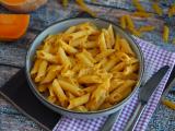 Receta Macarrones con crema de calabaza butternut