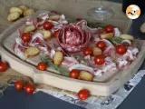 Receta ¿cómo hacer una tabla de embutidos? tutorial para hacer flor de salchichón
