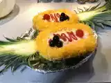 Receta Piña rellena a mi estilo