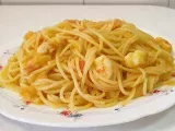 Receta Espaguetis con salsa de naranja