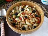 Receta Ensalada de garbanzos con bacalao