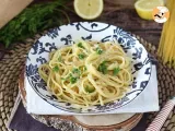Receta Espaguetis al limón, la verdadera receta italiana de la pasta al limone