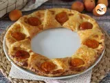 Receta Tarta oranais - hojaldre, crema pastelera y albaricoques