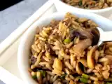 Receta Arroz con champiñones