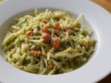 Receta Pasta con salmón y calabacín