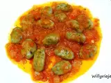 Receta Gnocchis de espinacas con tomate