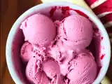 Receta Helado de pitaya rosa